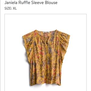 Collective Concepts Janiela Ruffle sleeve blouse